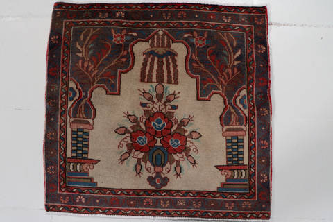 Tabriz Beige Square Hand Knotted 22 X 23  Area Rug 99-111662 Image 8