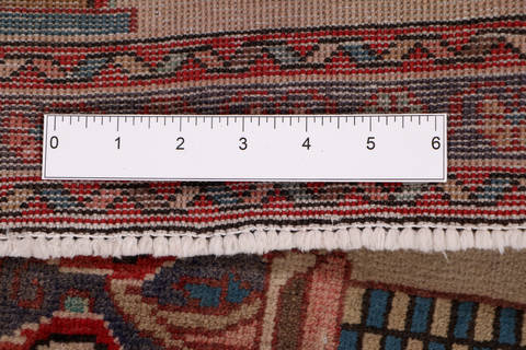 Tabriz Beige Square Hand Knotted 22 X 23  Area Rug 99-111662 Image 9