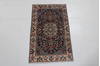 Kerman Blue Hand Knotted 110 X 30 Area Rug 99-111665 Thumb 1