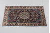 Kerman Blue Hand Knotted 110 X 30  Area Rug 99-111665 Thumb 4