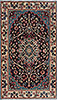 Kerman Blue Hand Knotted 110 X 30 Area Rug 99-111665 Thumb 0