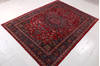Mashad Red Hand Knotted 82 X 112  Area Rug 99-111667 Thumb 2