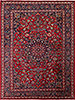 Mashad Red Hand Knotted 82 X 112 Area Rug 99-111667 Thumb 0