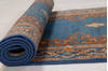 Kerman Blue Runner Hand Knotted 24 X 131  Area Rug 99-111669 Thumb 12