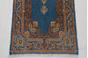 Kerman Blue Runner Hand Knotted 24 X 131  Area Rug 99-111669 Thumb 6
