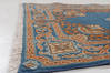 Kerman Blue Runner Hand Knotted 24 X 131  Area Rug 99-111669 Thumb 9