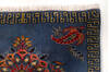 Tabriz Blue Hand Knotted 24 X 28  Area Rug 99-111689 Thumb 3