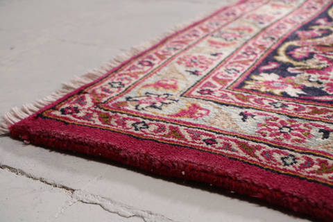 Mashad Red Hand Knotted 99 X 1210 Area Rug 99-111705 Image 9
