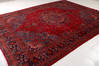 Sabzevar Red Hand Knotted 95 X 124 Area Rug 99-111706 Thumb 3