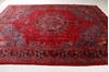 Sabzevar Red Hand Knotted 95 X 124 Area Rug 99-111706 Thumb 4