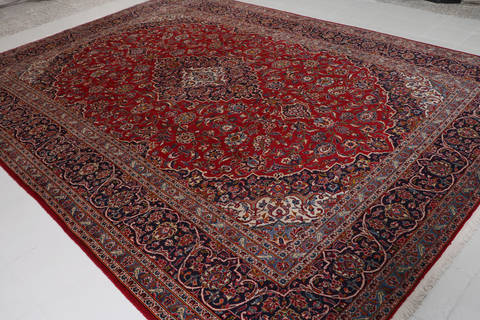 Ardakan Red Hand Knotted 98 X 131 Area Rug 99-111707 Image 2