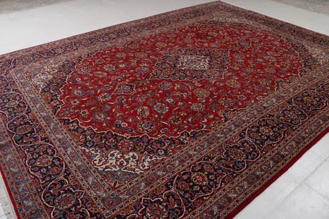 Ardakan Red Hand Knotted 98 X 131 Area Rug 99-111707 Image 3