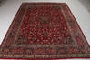 Mashad Red Hand Knotted 99 X 130  Area Rug 99-111720 Thumb 1