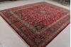 Mashad Red Hand Knotted 99 X 130 Area Rug 99-111720 Thumb 3