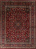 Mashad Red Hand Knotted 99 X 130  Area Rug 99-111720 Thumb 0