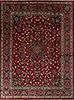 Mashad Red Hand Knotted 99 X 130 Area Rug 99-111720 Thumb 0
