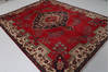 Tabriz Red Hand Knotted 79 X 101  Area Rug 99-111721 Thumb 2