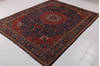 Tabriz Blue Hand Knotted 89 X 115  Area Rug 99-111724 Thumb 1