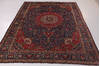 Tabriz Blue Hand Knotted 89 X 115  Area Rug 99-111724 Thumb 2