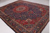 Tabriz Blue Hand Knotted 89 X 115  Area Rug 99-111724 Thumb 3