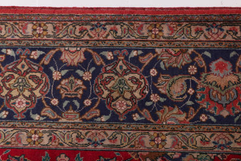 Tabriz Red Hand Knotted 97 X 130  Area Rug 99-111730 Image 7