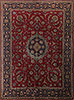 Tabriz Red Hand Knotted 97 X 130  Area Rug 99-111730 Thumb 0