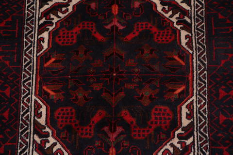 Baluch Beige Hand Knotted 31 X 51 Area Rug 99-111733 Image 5