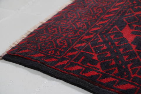 Baluch Beige Hand Knotted 31 X 51 Area Rug 99-111733 Image 8