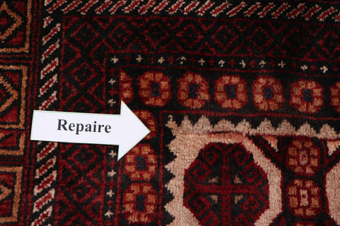 Baluch Beige Hand Knotted 31 X 510 Area Rug 99-111737 Image 11