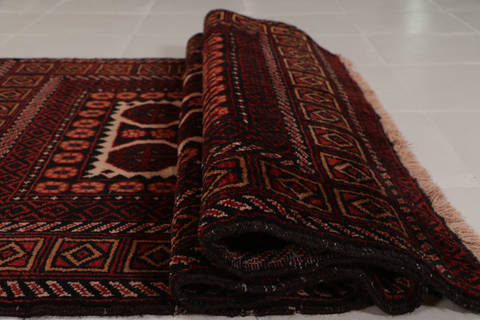 Baluch Beige Hand Knotted 31 X 510 Area Rug 99-111737 Image 14