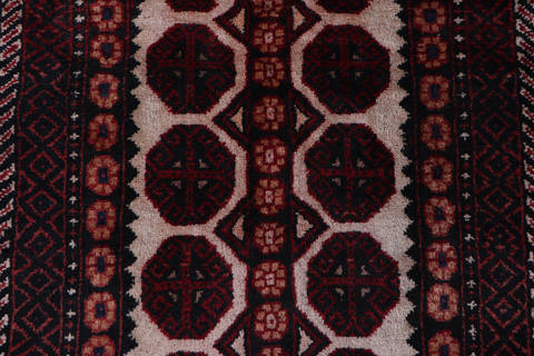 Baluch Beige Hand Knotted 31 X 510 Area Rug 99-111737 Image 8