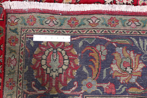 Tabriz Red Hand Knotted 94 X 134  Area Rug 99-111767 Image 16