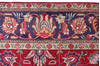 Tabriz Red Hand Knotted 94 X 134  Area Rug 99-111767 Thumb 7