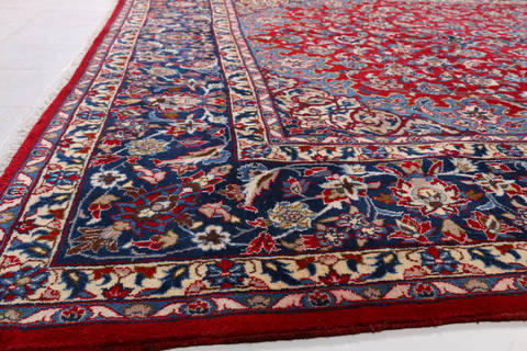 Najaf-abad Red Hand Knotted 96 X 140 Area Rug 99-111771 Image 10