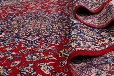 Najaf-abad Red Hand Knotted 96 X 140 Area Rug 99-111771 Image 12