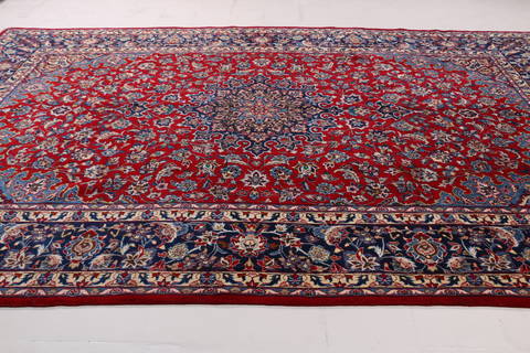 Najaf-abad Red Hand Knotted 96 X 140 Area Rug 99-111771 Image 4