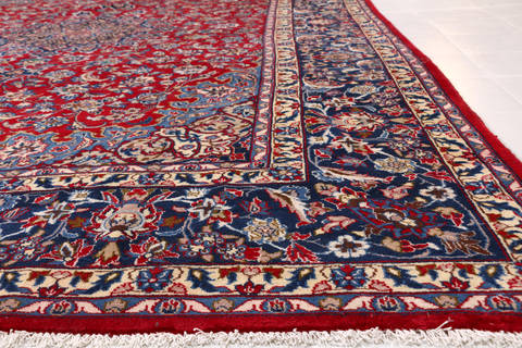 Najaf-abad Red Hand Knotted 96 X 140 Area Rug 99-111771 Image 9