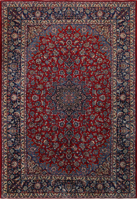 Najaf-abad Red Hand Knotted 96 X 140 Area Rug 99-111771 Image 0
