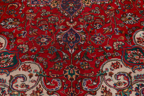 Tabriz Red Hand Knotted 83 X 113  Area Rug 99-111775 Image 7
