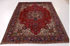 Tabriz Red Hand Knotted 83 X 113  Area Rug 99-111775 Thumb 1