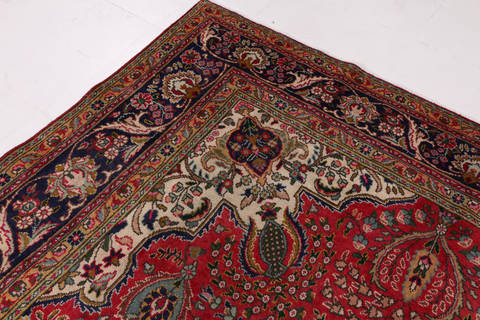 Tabriz Red Hand Knotted 84 X 121  Area Rug 99-111776 Image 6