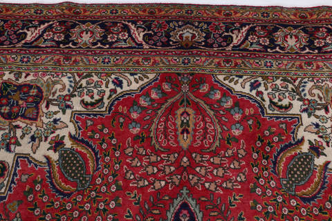 Tabriz Red Hand Knotted 84 X 121  Area Rug 99-111776 Image 7