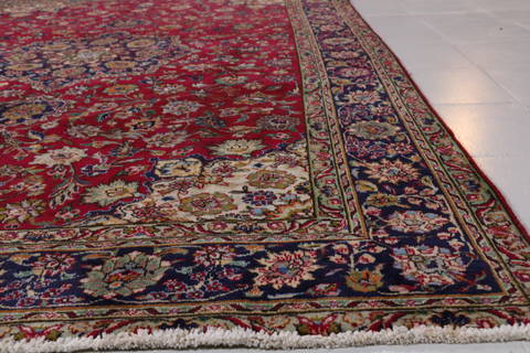 Tabriz Red Hand Knotted 66 X 911  Area Rug 99-111780 Image 10