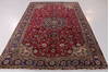 Tabriz Red Hand Knotted 66 X 911  Area Rug 99-111780 Thumb 3