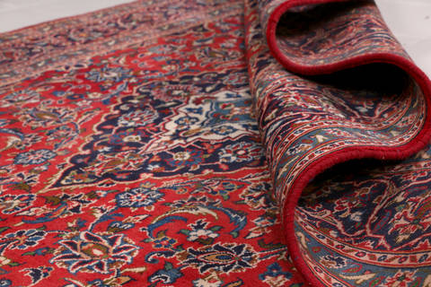 Mashad Red Hand Knotted 64 X 94 Area Rug 99-111781 Image 10