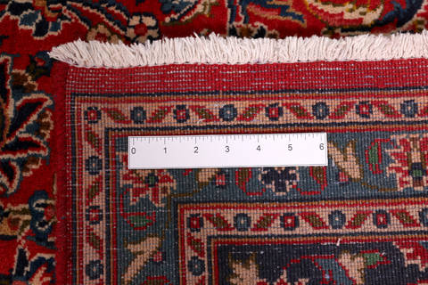 Mashad Red Hand Knotted 64 X 94 Area Rug 99-111781 Image 12