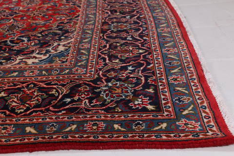 Mashad Red Hand Knotted 64 X 94 Area Rug 99-111781 Image 7