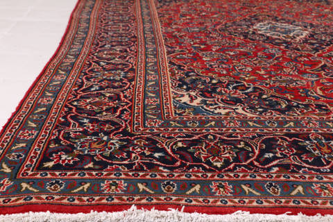 Mashad Red Hand Knotted 64 X 94 Area Rug 99-111781 Image 9