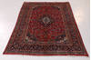 Mashad Red Hand Knotted 64 X 94 Area Rug 99-111781 Thumb 1