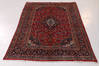 Mashad Red Hand Knotted 64 X 94  Area Rug 99-111781 Thumb 1